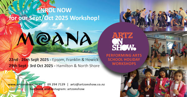 Artz on Show school holiday workshop
