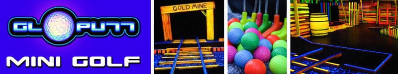 gloputt minigolf sponsor banner